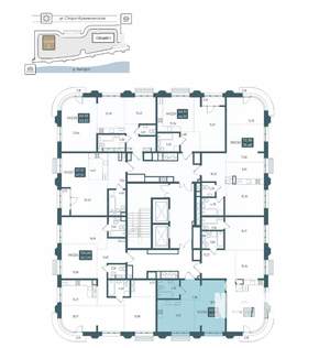 1-к квартира, вторичка, 43м2, 13/20 этаж