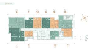 2-к квартира, вторичка, 81м2, 3/16 этаж