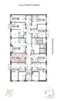 Студия квартира, строящийся дом, 24м2, 13/19 этаж