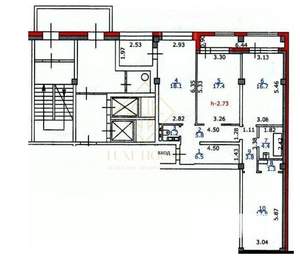 3-к квартира, вторичка, 104м2, 5/12 этаж