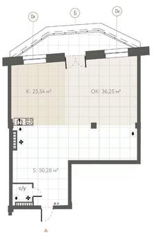 Студия квартира, строящийся дом, 123м2, 5/8 этаж