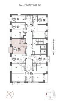 1-к квартира, строящийся дом, 39м2, 14/19 этаж