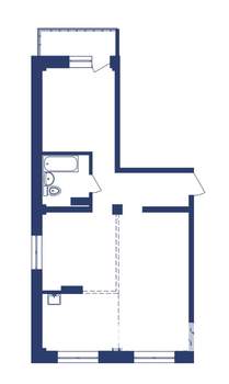 3-к квартира, строящийся дом, 63м2, 7/10 этаж