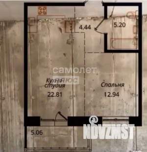 2-к квартира, вторичка, 49м2, 9/18 этаж
