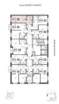 Студия квартира, строящийся дом, 27м2, 3/19 этаж