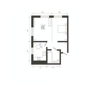 2-к квартира, вторичка, 47м2, 1/10 этаж