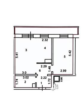 2-к квартира, вторичка, 57м2, 18/18 этаж