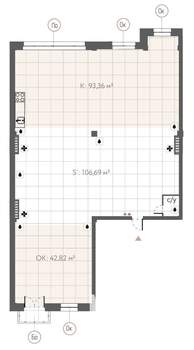 Студия квартира, строящийся дом, 245м2, 3/8 этаж