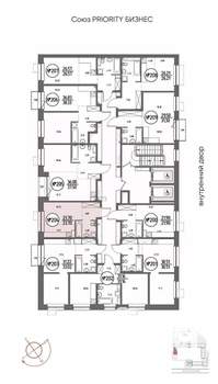 Студия квартира, вторичка, 24м2, 9/19 этаж