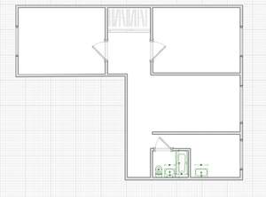 3-к квартира, вторичка, 59м2, 1/5 этаж