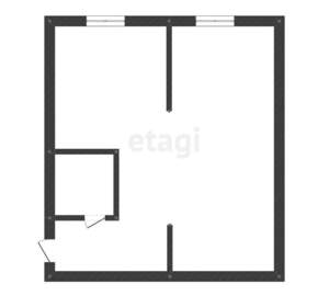 1-к квартира, вторичка, 30м2, 1/5 этаж