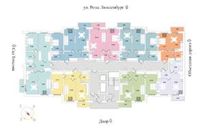 2-к квартира, строящийся дом, 56м2, 9/16 этаж