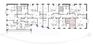 1-к квартира, строящийся дом, 29м2, 4/19 этаж