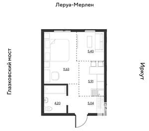 2-к квартира, вторичка, 32м2, 13/19 этаж