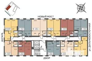 1-к квартира, вторичка, 45м2, 7/18 этаж