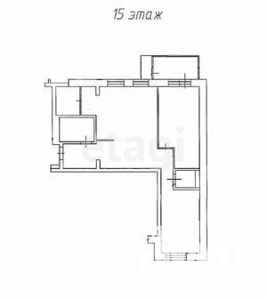 3-к квартира, вторичка, 71м2, 15/15 этаж