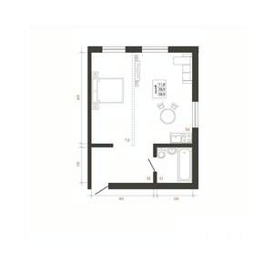 1-к квартира, вторичка, 39м2, 1/10 этаж