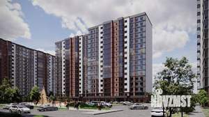 1-к квартира, строящийся дом, 38м2, 16/16 этаж