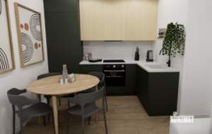 2-к квартира, строящийся дом, 45м2, 18/19 этаж