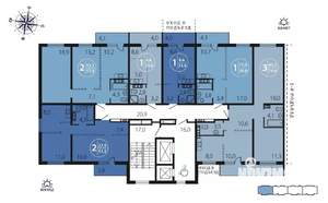 2-к квартира, вторичка, 52м2, 2/16 этаж