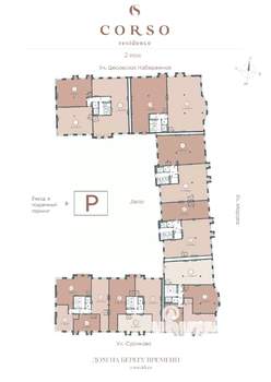 Студия квартира, строящийся дом, 160м2, 2/7 этаж