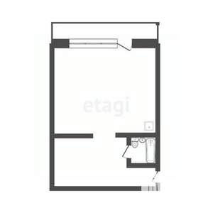 Студия квартира, вторичка, 34м2, 3/9 этаж