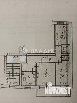 3-к квартира, вторичка, 65м2, 5/5 этаж