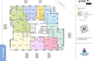 4-к квартира, вторичка, 97м2, 15/19 этаж