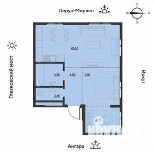 3-к квартира, вторичка, 51м2, 3/19 этаж
