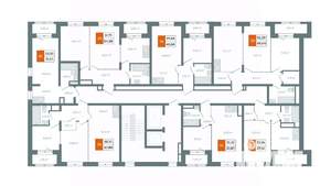 3-к квартира, вторичка, 57м2, 5/14 этаж