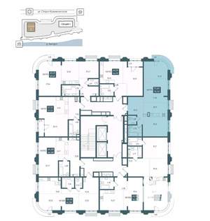 3-к квартира, вторичка, 76м2, 8/20 этаж