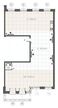 Студия квартира, строящийся дом, 246м2, 2/8 этаж