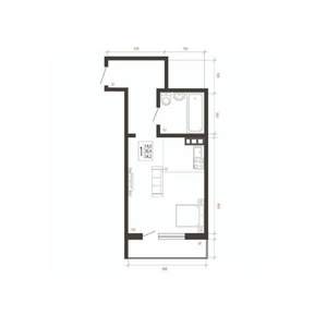 1-к квартира, вторичка, 34м2, 10/10 этаж