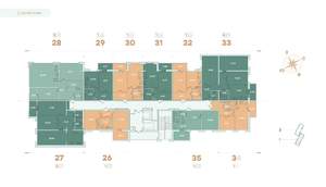 2-к квартира, вторичка, 76м2, 5/16 этаж