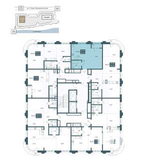 1-к квартира, вторичка, 45м2, 11/20 этаж