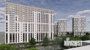 2-к квартира, строящийся дом, 45м2, 15/19 этаж