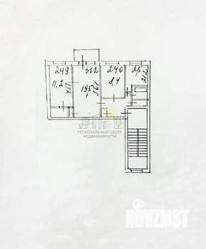 3-к квартира, вторичка, 56м2, 4/5 этаж