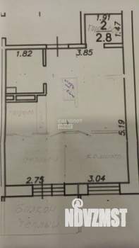 2-к квартира, вторичка, 40м2, 3/16 этаж