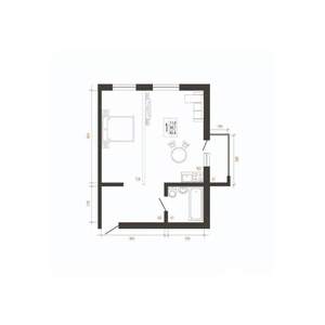 1-к квартира, вторичка, 42м2, 8/10 этаж