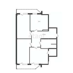 3-к квартира, вторичка, 140м2, 3/14 этаж