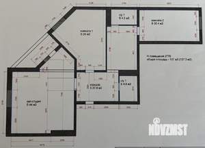 3-к квартира, вторичка, 127м2, 4/14 этаж