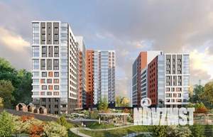 1-к квартира, строящийся дом, 32м2, 16/18 этаж