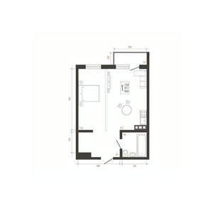 1-к квартира, вторичка, 41м2, 5/10 этаж