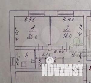 2-к квартира, вторичка, 63м2, 2/2 этаж