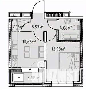 1-к квартира, вторичка, 36м2, 13/13 этаж