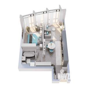 1-к квартира, вторичка, 51м2, 4/8 этаж