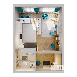 1-к квартира, вторичка, 33м2, 3/8 этаж