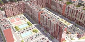 1-к квартира, строящийся дом, 30м2, 16/18 этаж