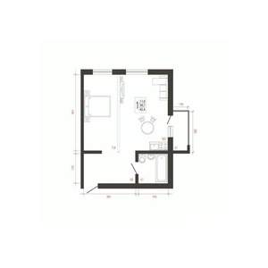 1-к квартира, вторичка, 42м2, 4/10 этаж