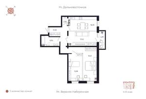 3-к квартира, вторичка, 97м2, 7/8 этаж